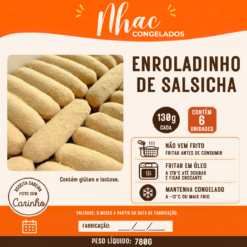 Enroladinho de Salsicha 130g – Pacote c/ 6 Unidades
